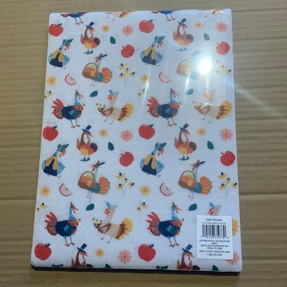 Bundle🍂(x2) NWT Creatology Felt Sheets Turkeys Pattern - Picture 3 of 4